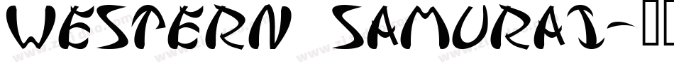 Western Samurai字体转换